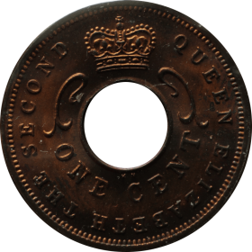 1 cent 1959 brytyjska afryka wschodnia b
